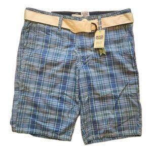 NEW Levi's Women's Tab Twills Cotton Bermuda Shorts With Belt Size 10 Misses